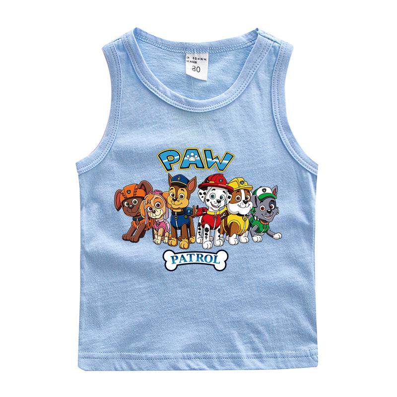 Paw Patrol Boys' Summer Sleeveless Vest - Lightweight and Seamless.