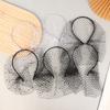 Fashion Tulle Cage Veil With Pearls Wedding Party Dress Veil Headbands Hair Jewelry Party Stage Headgear Headdress