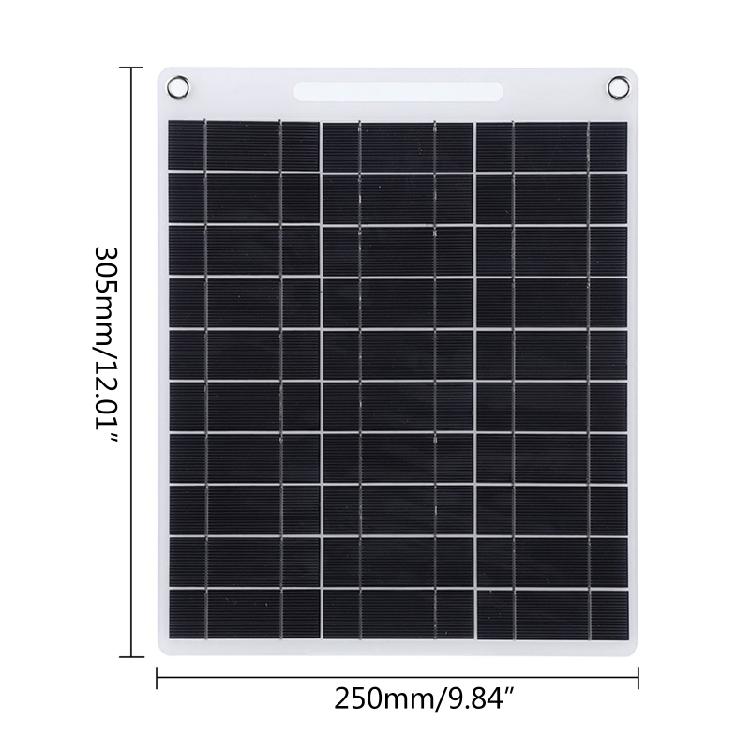 15W Flexible Polycrystalline Solar Panel Controller Dual USB Regulator Charging