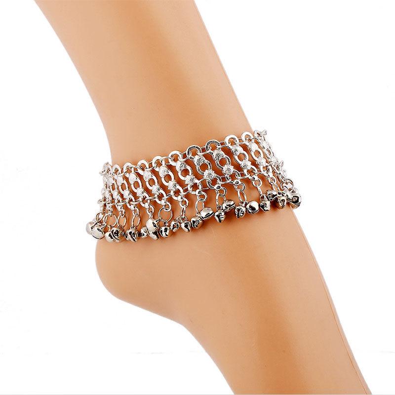 Bell anklet female student Korean version of internet celebrity fashion new trendy retro ethnic style dance and dance ancient style accessories