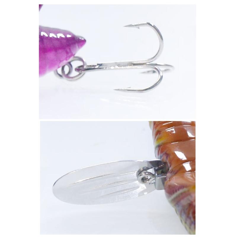 Professional 3D Eye Fishing Lures With Realistic Swimming Action Sea Fishing Tackles Artificial Crickets BaitS