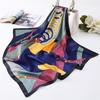 New small square scarf women's professional scarf animal wave pattern fashion scarf simulation silk spring and summer versatile shawl
