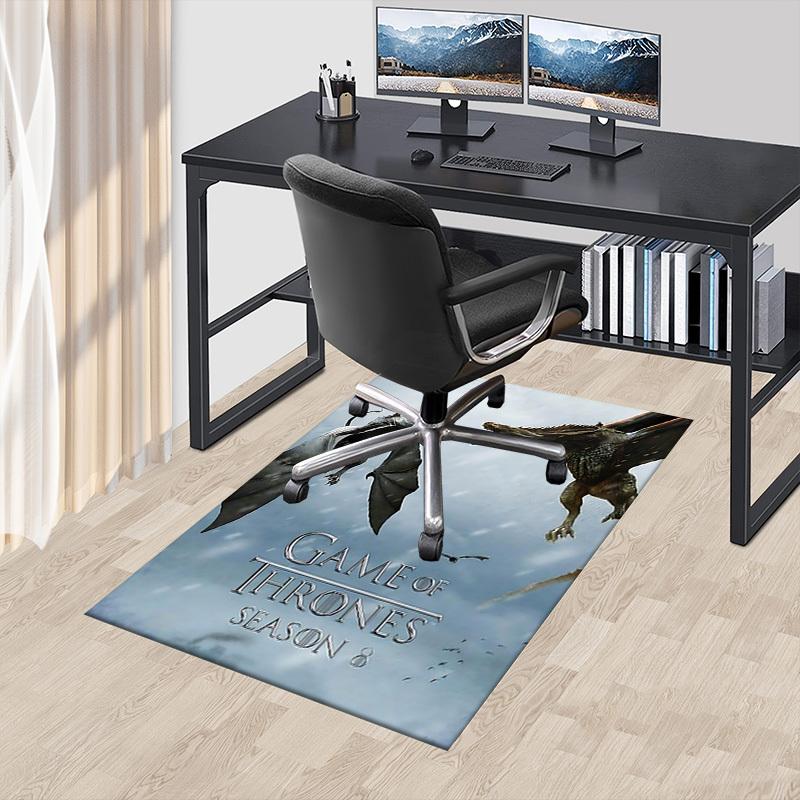 1pc Game of Thrones Season 8 Carpet, for Home & Office Decor, Desk Chair Carpet, Festive Gift,Conference Room CarpetL1237