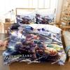 ZENONZARD Bedding Set Printed Duvet Cover Pillowcase Single Double Style Queen King Size Sets Anime Bed Sheet Set