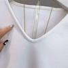 Women's Plus Size Chinese Style Long Sleeve T-shirt - Early Spring, Loose Slimming Mid-length Top