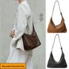 Qiu Zhen Genuine Leather Hobo Bag – Versatile, High-End Shoulder Bag for Women