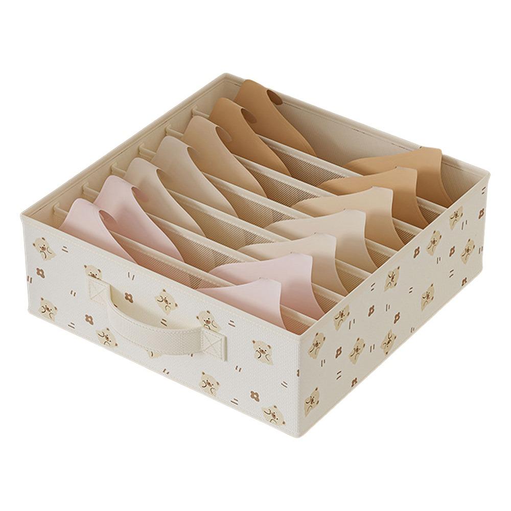 

Многофункциональные носки бюстгальтер одежда ящики для хранения шкаф 7/16/24 ячейки контейнер для хранения носков ящики органайзер узор медведя