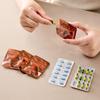 Travel Medicine Storage Solution with Reusable Light-proof Zipper Lock Pill Pouch Set