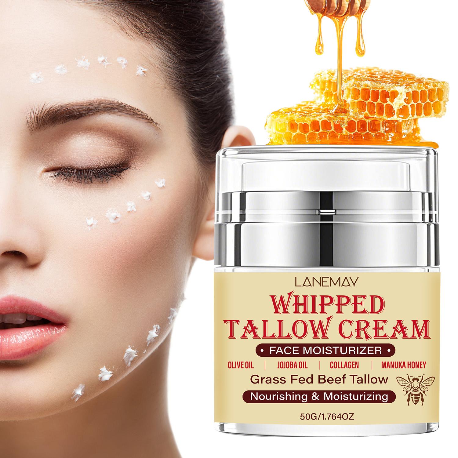 

Whipped Tallow Cream-Deeply Moisturizes The Skin With Manuka Honey-Suitable for all Skin Types, 50g