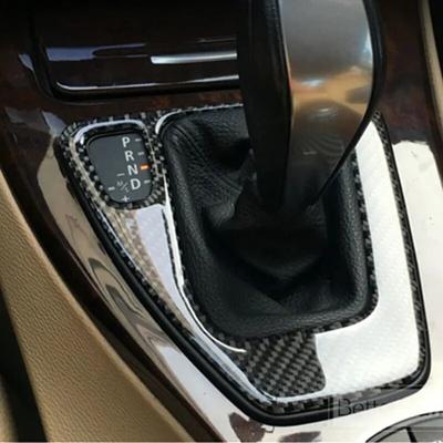 LHD Carbon Fiber Auto Center Control Gangschaltung Panel Cover Aufkleber Innendekoration Zubehör Für BMW 3er E90 E92 E93