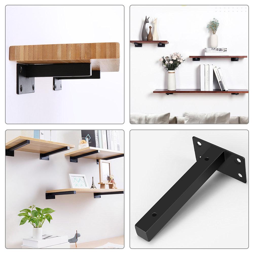Stainless Steel Floating Shelves Brackets Heavy Duty Wall Mount Support for Kitchen Bathroom Bedroom Decorative Shelf Hardware