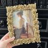 5/6/7 Inch Rose Edged Picture Frame European Style Photo Props Frame Ornaments  For Desktop