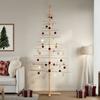 Decorative Christmas Tree In Solid Pine Wood – Height 210 Cm