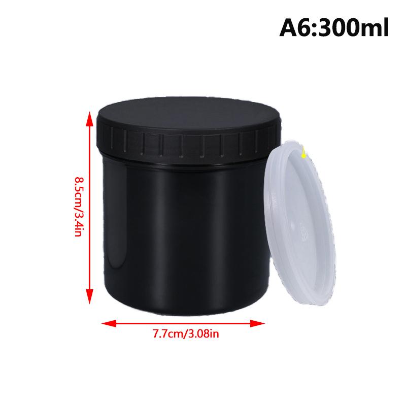 

1 шт. 30-1000 мл белая/черная пластиковая банка для маски, крема, контейнер для хранения продуктов, косметический пустой контейнер, коробка для макияжа 300ML
