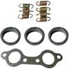 Exhaust Pipe Manifold Gasket Spring Rebuild Kit Replacement Fit For Polaris Ranger XP 800 4x4 EFI 2010-2012 5250091,7041687,7041789