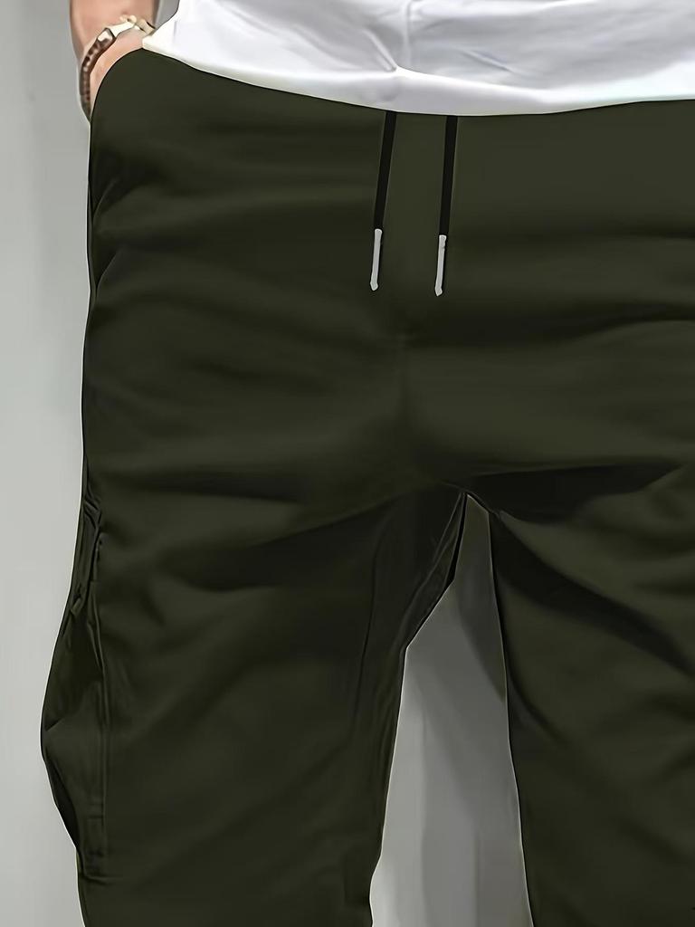 Men's Cross-Border Summer Cargo Shorts - American & European Size, Beach & Five-Point Style, Korean Design