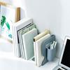 Bookend Simple Style Foldable Shelves ABS Book Ends Books Support Stand Home Decoration Grey