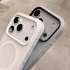 Luxury Candy Color 2 IN 1 Magsafe Case for iPhone 17 16 15 14 13 12 Pro Max Plus Magnetic Wireless Charge Clear Matte Soft Cover