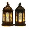 2Pcs LED Lights Festival Lantern Ramadan Decoration Eid Candle Holders Winter and Indoor