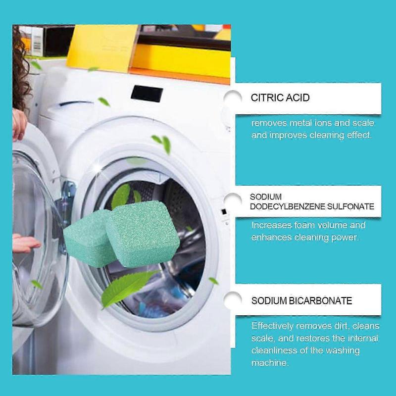 Washing Machine Cleaner, Washing Machine Cleaner Tablet, Powerful Washing Machine Cleaners, Easily Residues, Dirt and Odours, For All Washing Machines