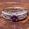 Silver Charm Jewelry, Gemstone Jewelry, Amethyst Ring, 925 Sterling Silver Handmade Jewelry, Silver Ring
