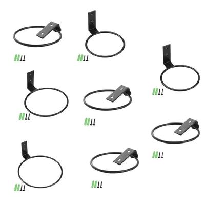 Innen Außen Eisen Pflanzenhalter Wandhalter Blumentöpfe Ringe für Balkon und Garten Dekorativer Hängepflanzenhalter Halterung