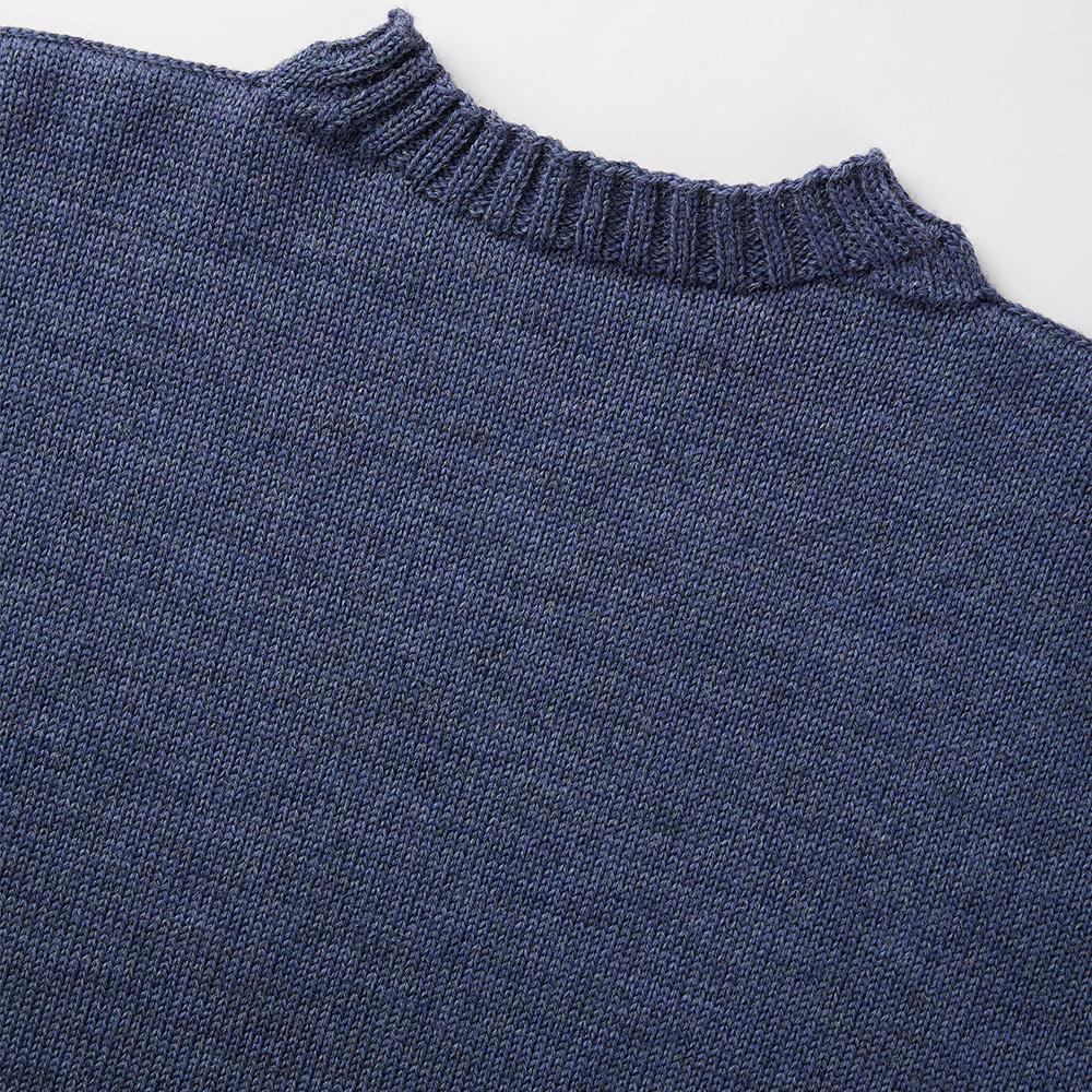 Geonjiulleunseu Fisherman Whole Garment Sweater - Caspian