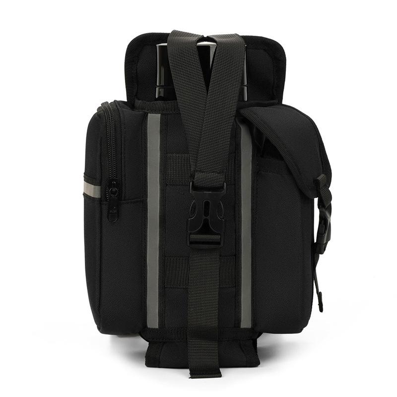 Outdoor Shoulder Bag Men Solid Color Shoulder Bag Business Backpack