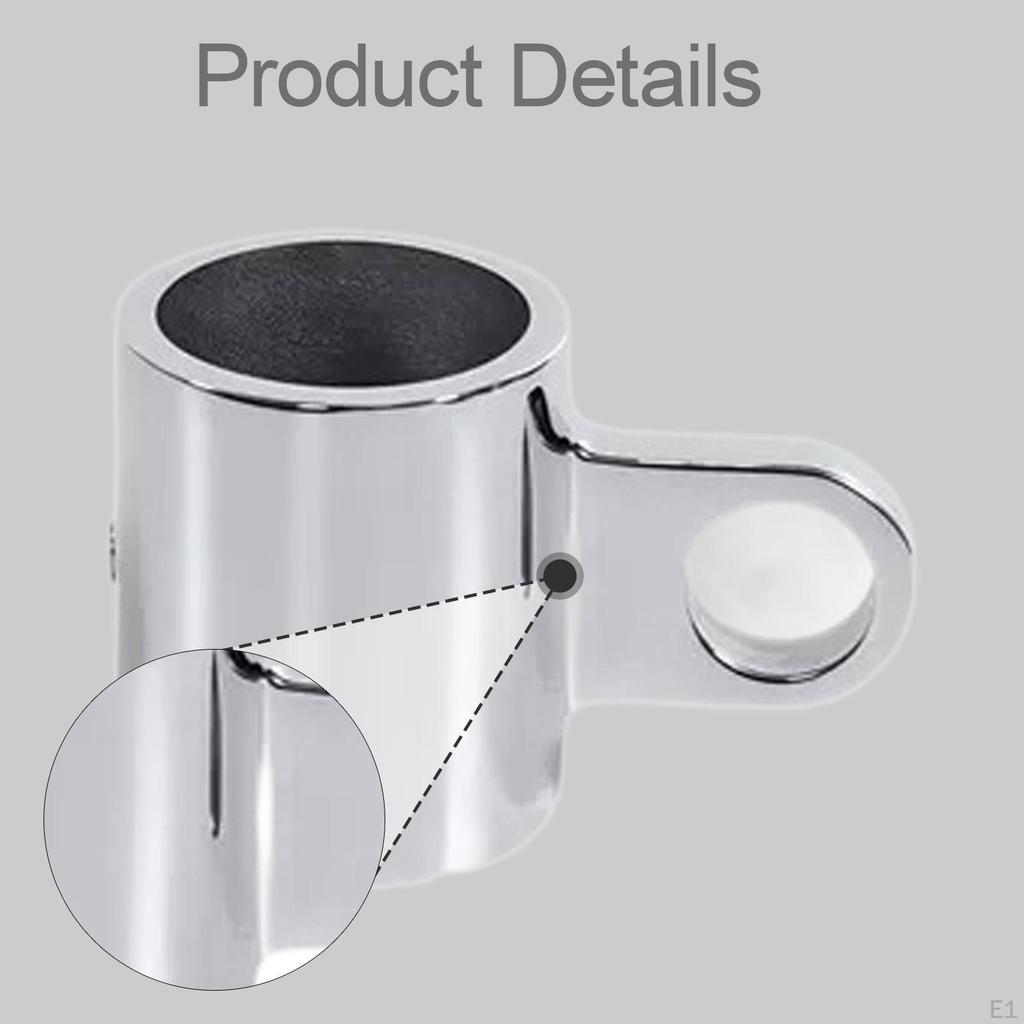 Boat Bimini Top Hinged Jaw Slide Rail Mount 1" for Marines Deck Accessories