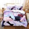 NEDY GIRL OVERDOSE Beding Set Single Twin Ful Quen King-Sized Dimensionsd Dimensions Bed Linen Set Adult People Kid Bedrom Thre-piece Suits Anime