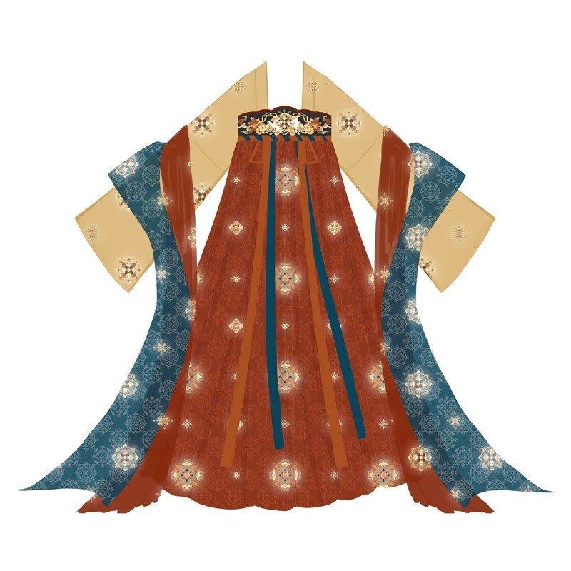 Restaurer le costume de fée quotidien à hauteur de poitrine style dynastie Tang chinoise