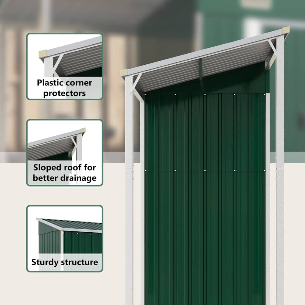 Garden Shed with Lean to Roof