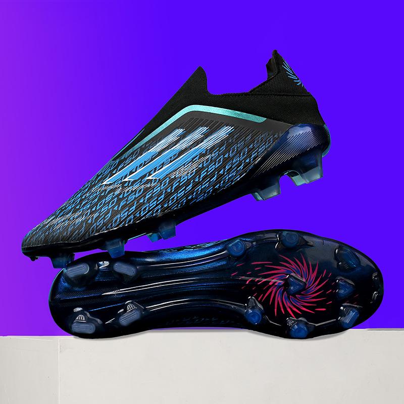 Chuteiras de Futebol para Exterior com Travas Longas para Homens, Mulheres e Adolescentes - Sapatos de Treino para Alunos do Ensino Fundamental I e II