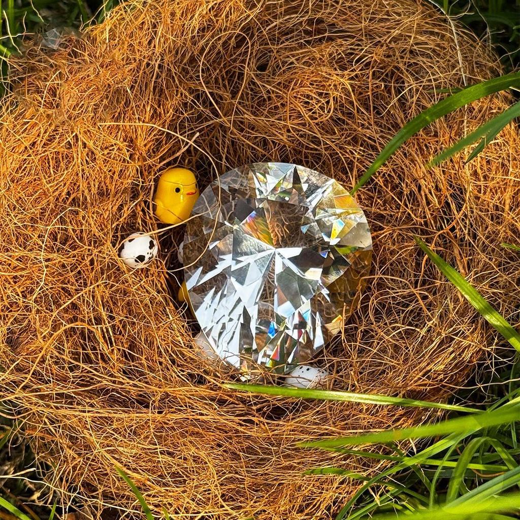 Delta Force Game Crystal Prop K9 Glass Diamond Collectible Pear-Shaped Gem Souvenir with Display Box Cosplay Desk Decor Gift