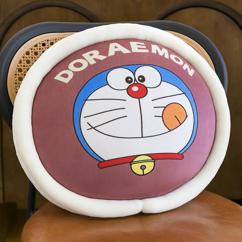 

Cartoon Doraemon Plush Toy Seat Cushion Double Sided Chair Office Doll Gift фиолетовый