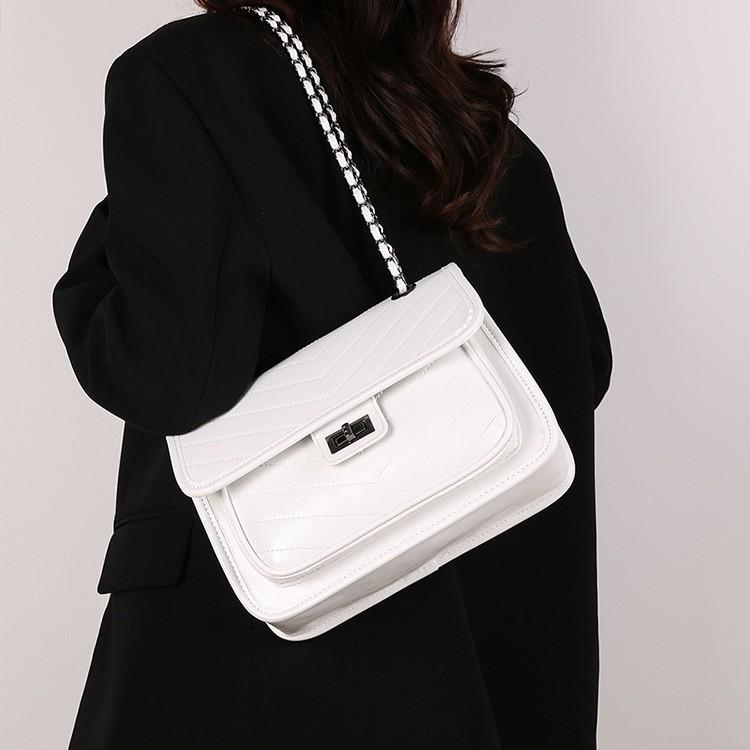 2025 European & American Minimalist Women's Messenger Bag - Versatile Textured Crossbody