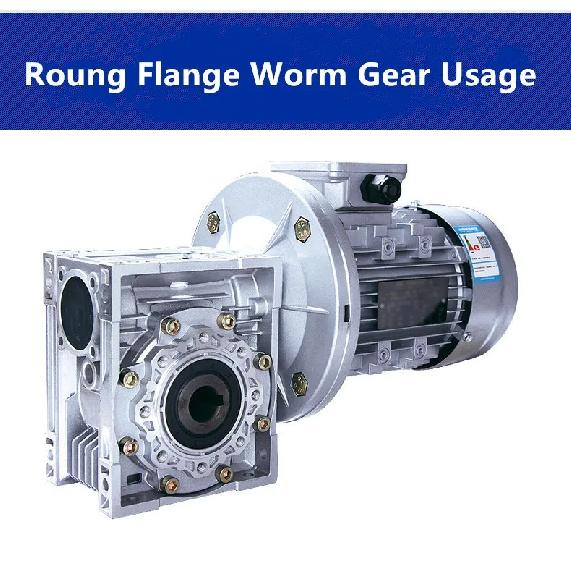 NMRV50 worm gear reducer RV50 worm gearbox with round or square shaft and different gear ratio