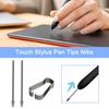 Yousheng 1/2Pcs Stylus Pen Nibs for Galaxy Tab S7/S8/S9/S23 Note 20 Titanium Alloy Phone Tablet Touchscreen Pen Replacement Tips Stylus Pen