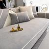 Velvet Skin-Friendly Sofa Cushion Four Seasons Universal Non-Slip Living Room Sofa Set Solid Colour Chenille Thickened Sofa Back