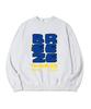 ESCAPEFROM Breeze Print Sweatshirt White Melange