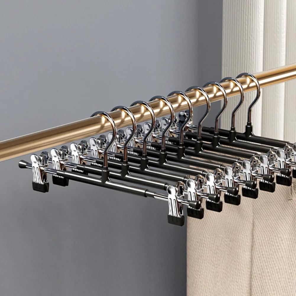 10 STUKS Roestvrijstalen Kledinghanger Clip Broekhanger Kast Kledingorganizer Kledingknijpers Hoed Kledinghaken Knijpers