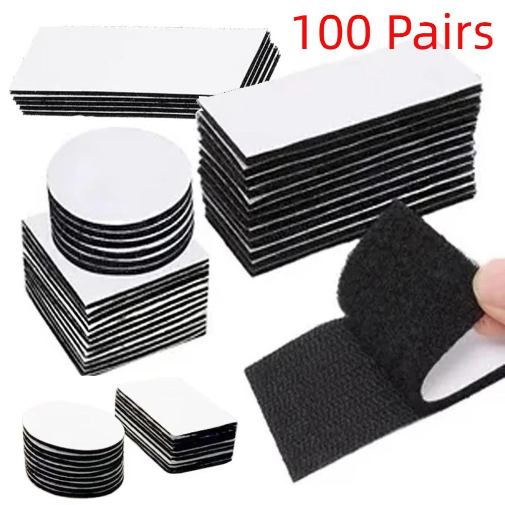 100pairs Nylon Double-Sided Adhesive Tape Self-Adhesive Interlocking Dots  Tool