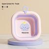 Newborn Portable Foldable Baby Washbasin - Thickened Plastic Infant Basin