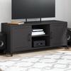 VidaXL TV Cabinet, Television Stand with Shelves, TV Stand with Storage Living Room, Black 100.5x39x43.5 846662