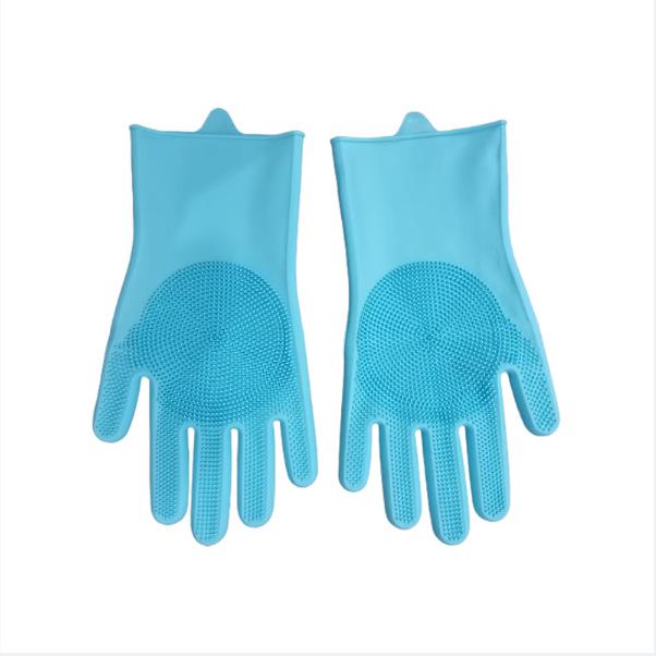 Multifunctional Silicone Dishwashing Gloves - Waterproof, Durable, Magic Cleaning Gloves