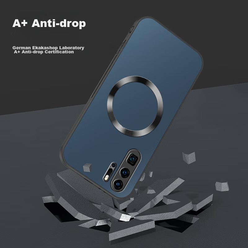 Phone Case for Huawei P30 Pro, Huawei P30 Pro Protective Cover, Matte Full Coverage Ultra-Thin Shockproof Anti-Fingerprint Simple - Deep Sea Blue