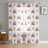 Tende Trasparenti Grigie con Camion dei Pompieri a Cartoni Animati per Camera da Letto Soggiorno Decorazione Tenda per Finestra per Cucina Tende in Tulle Voile Organza