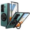 2700 Gass Custodia con Anello Stand Magnetico Forte a 360° per Honor Magic V2 RSR V3 Vs3 - Protezione Cerniera in Metallo con Pellicola Protettiva