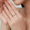 Tancise Classic 925 Sterling Silver  Zircon Ring Ladies Jewelry Wedding Promise Party Gift