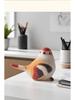 Elegant Enamel Magpie Figurine: High-Quality Small Bird Decoration for the Home